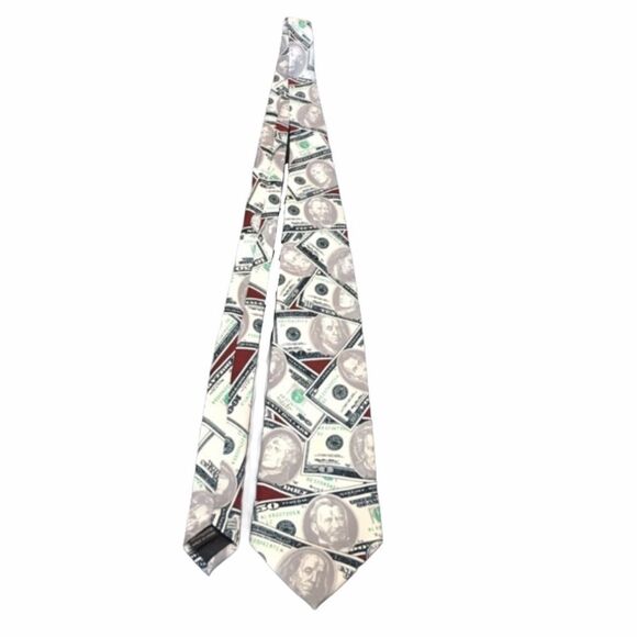 Danggi Man Money Tie White Green - Picture 4 of 6